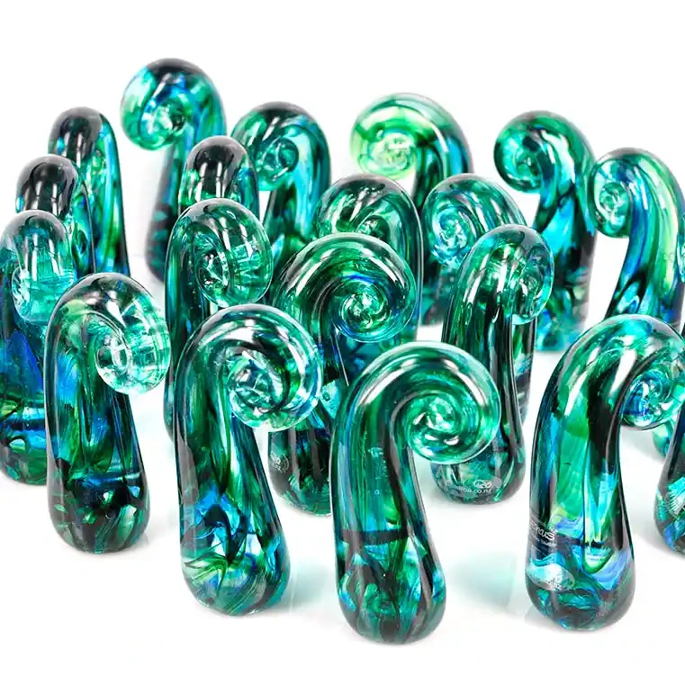 NZ glass koru