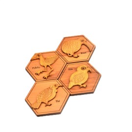 Rimu bird magnets