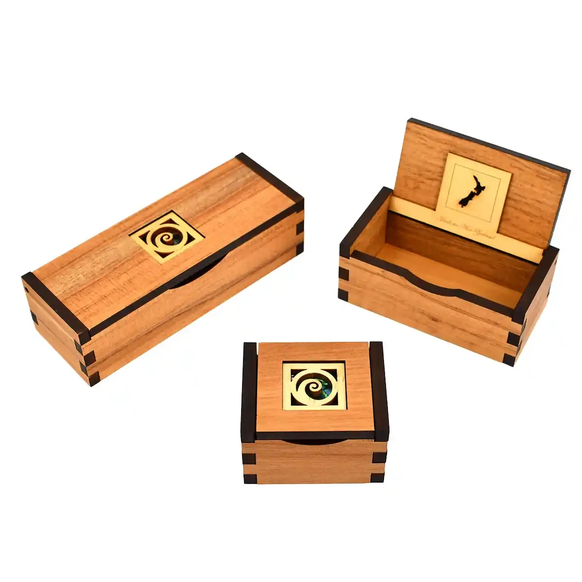 Rimu koru gift boxes - Made in NZ
