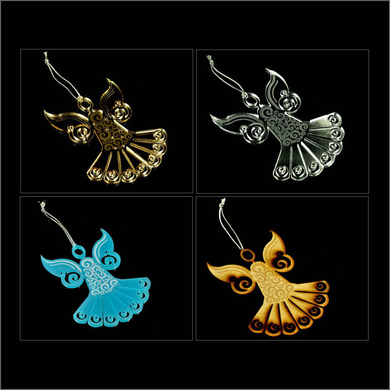 Xmas angels with koru