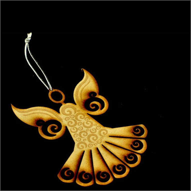 Xmas angels with koru