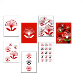 Pohutukawa cards Xmas cards