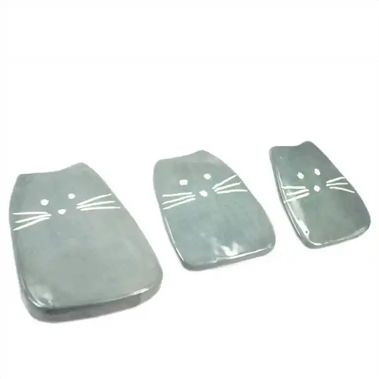 Grey ceramic cats