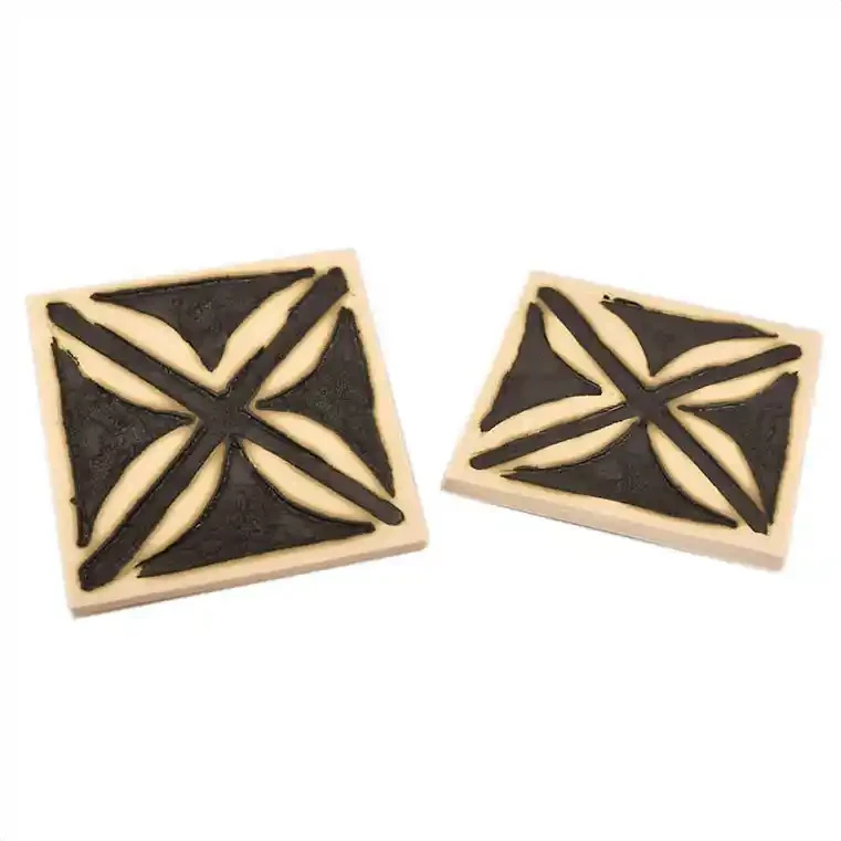 Ceramic tile with tapa