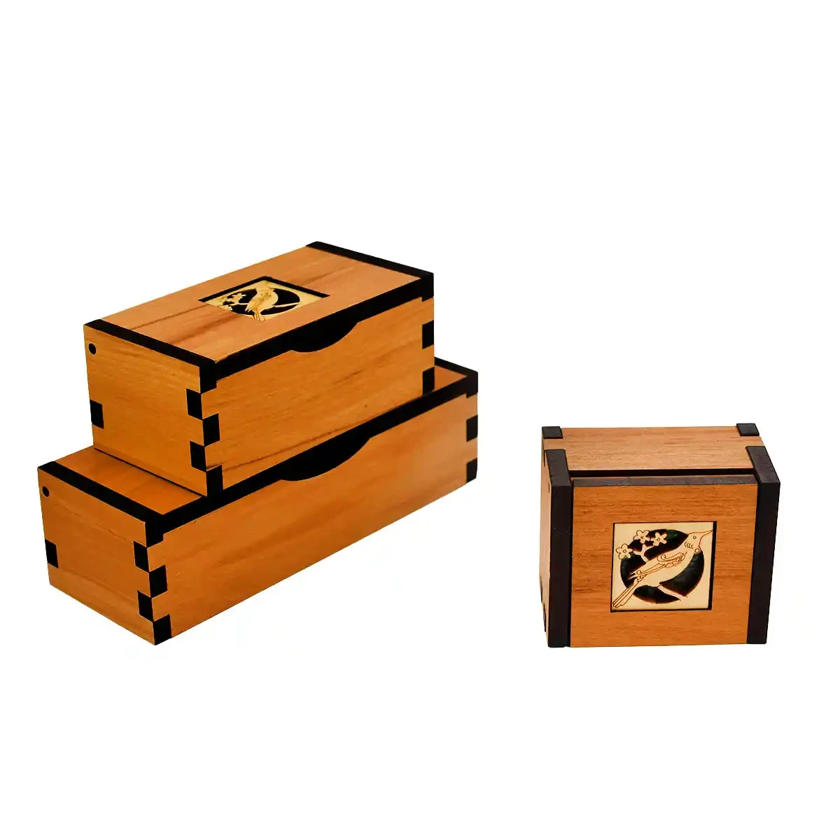 Rimu tūī gift boxes - Made in NZ