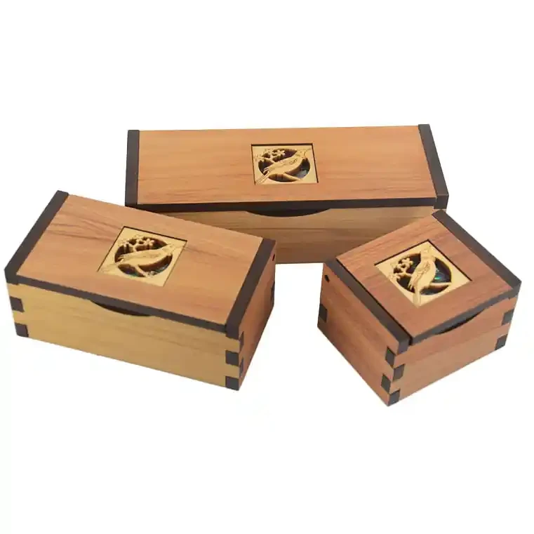 Rimu tui gift boxes - Made in NZ