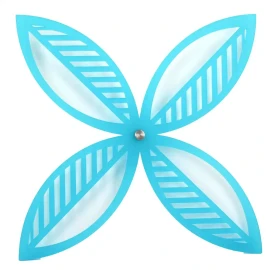 Large acrylic frangipani decorations