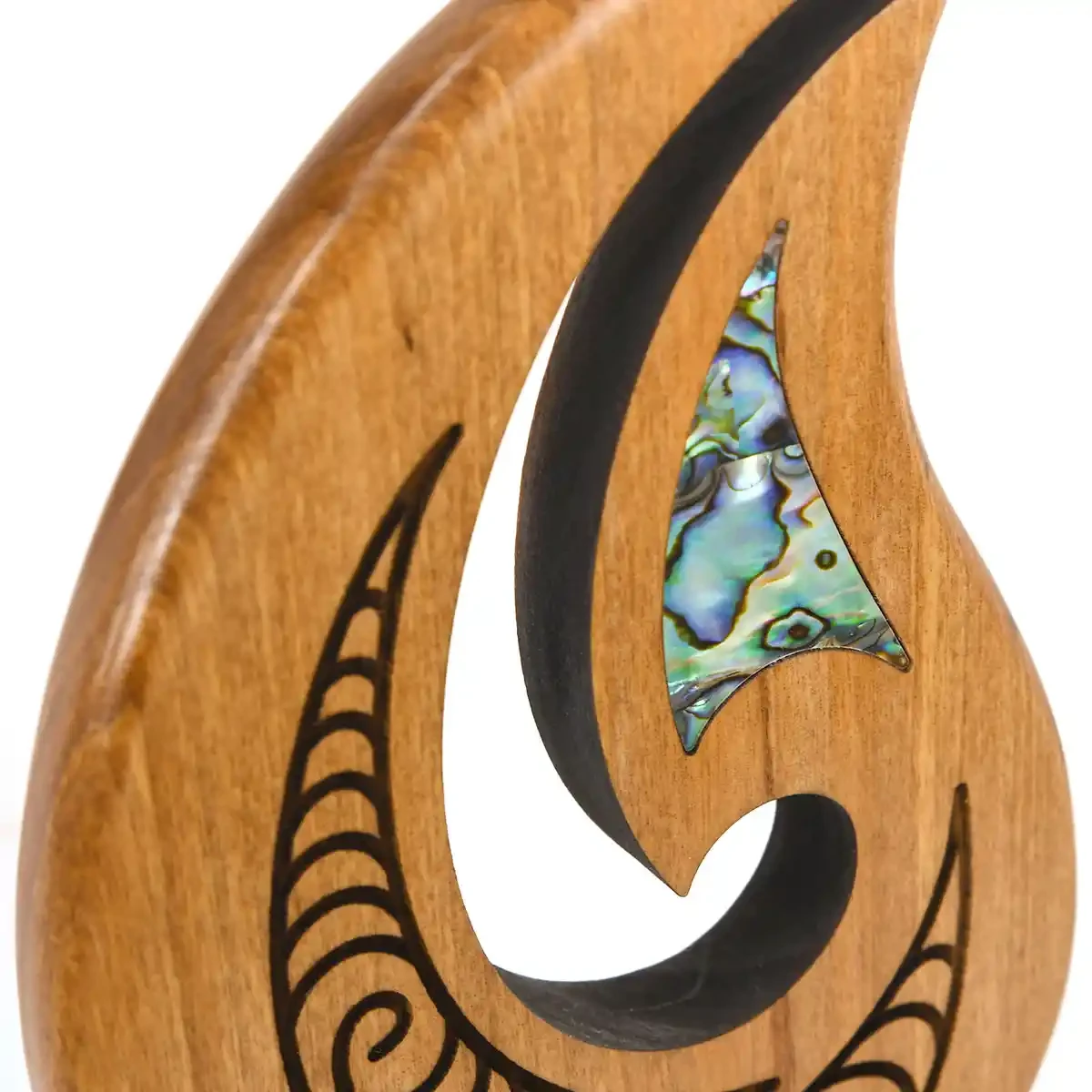 Māori fishhook trophy