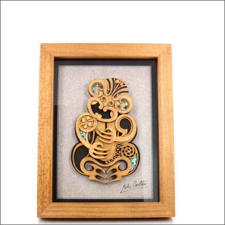 Large framed Maori tiki