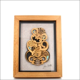 Large framed Maori tiki