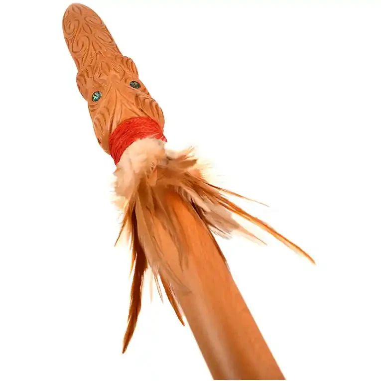 Māori taiaha native wood