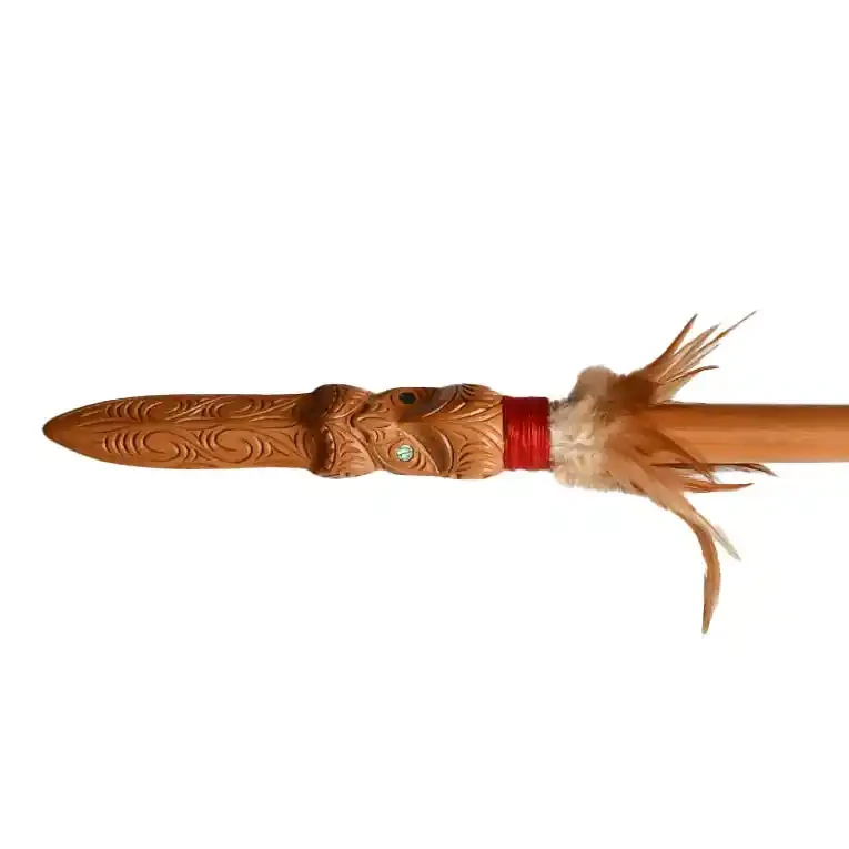 Māori taiaha native wood