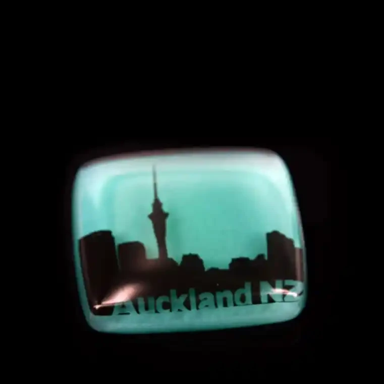 Auckland NZ glass note weights. Kiwiana glass