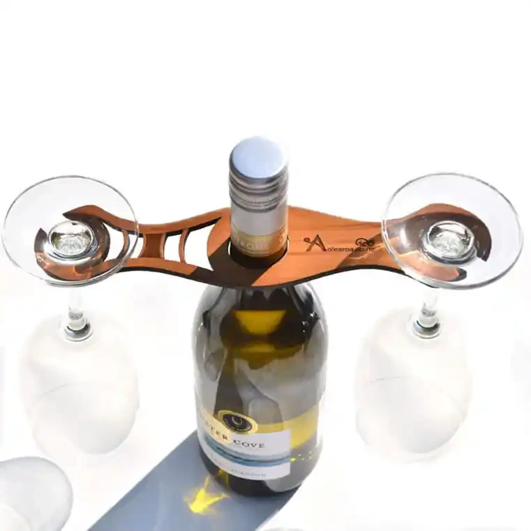 Rimu wine glass holders