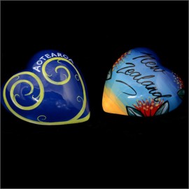 Ceramic heart Aotearoa New Zealand
