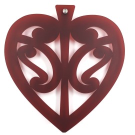 Large acrylic heart wall decorations