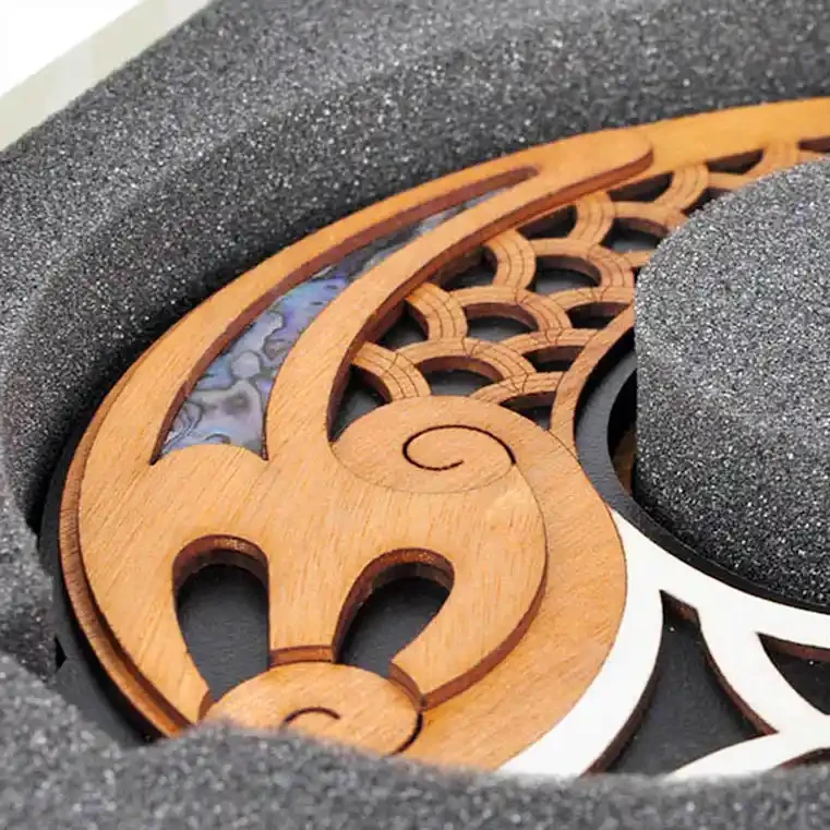 Large Māori fishhook wall decoration