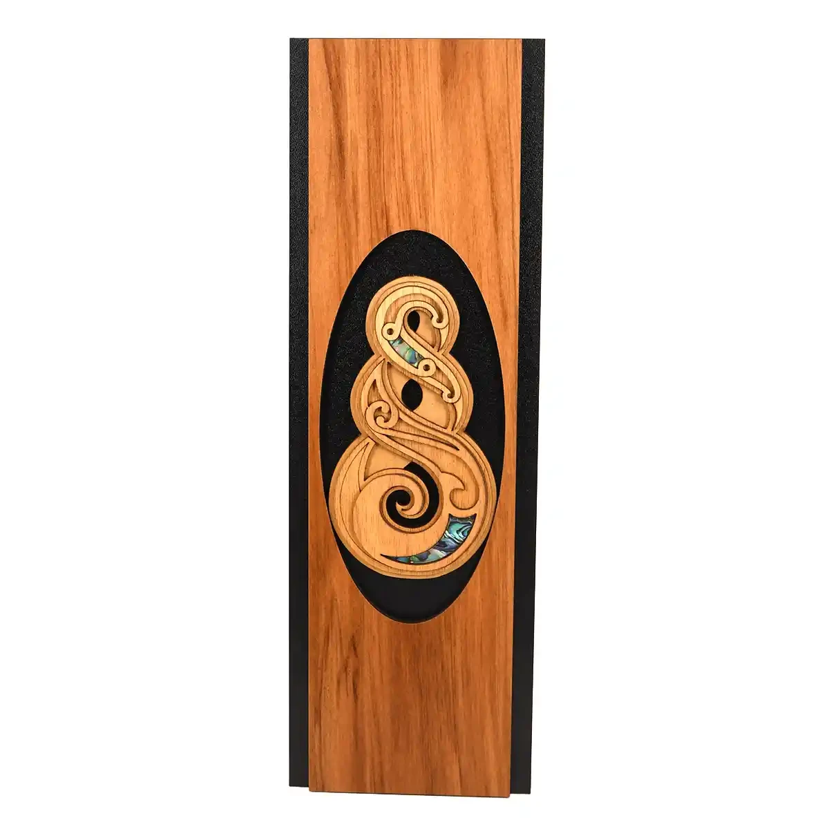 Double twist wall art panel