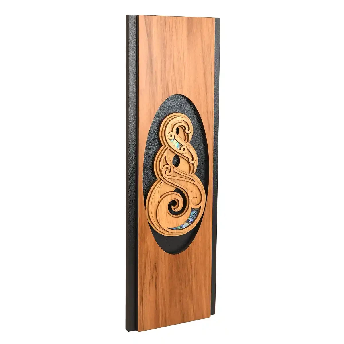 Double twist wall art panel