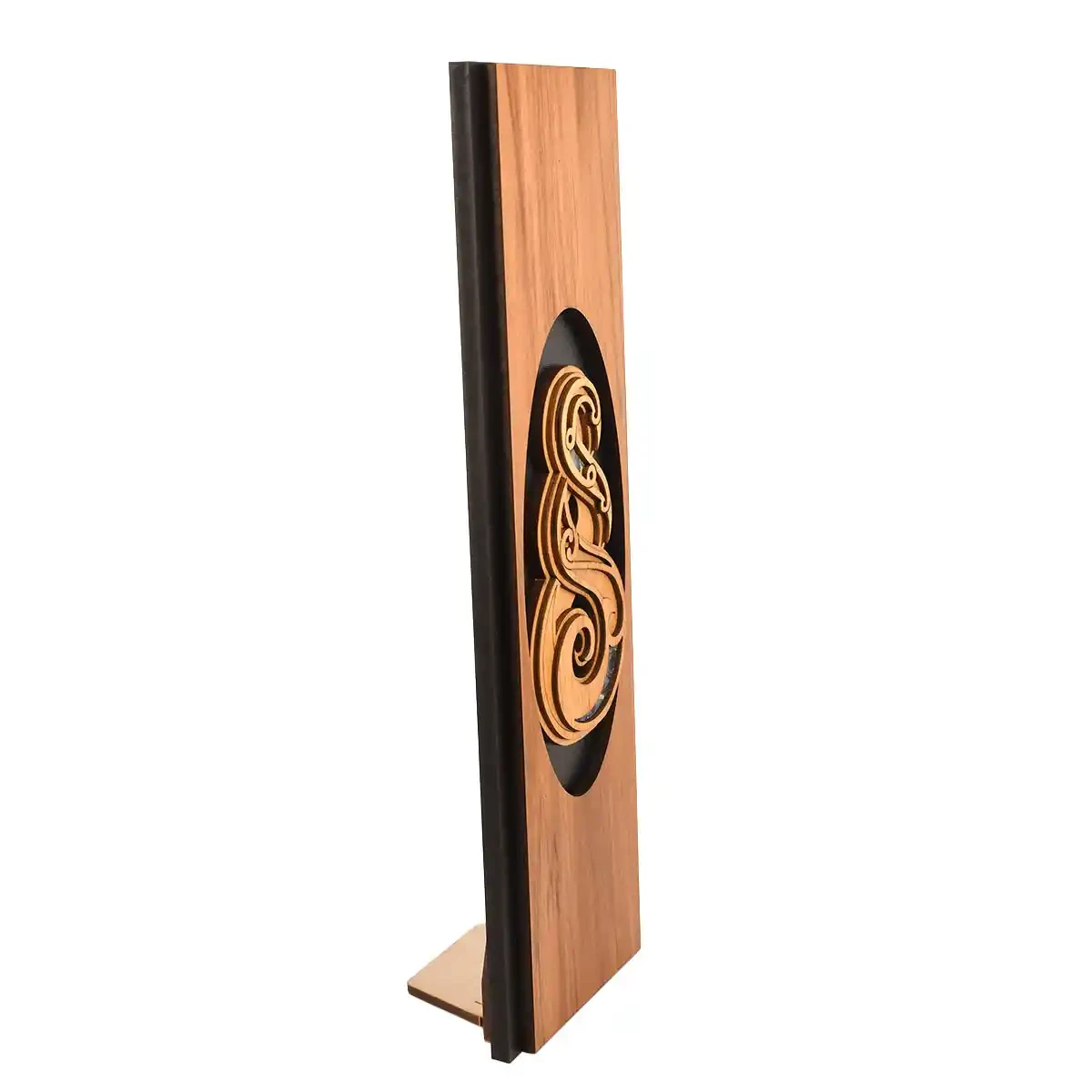 Double twist wall art panel