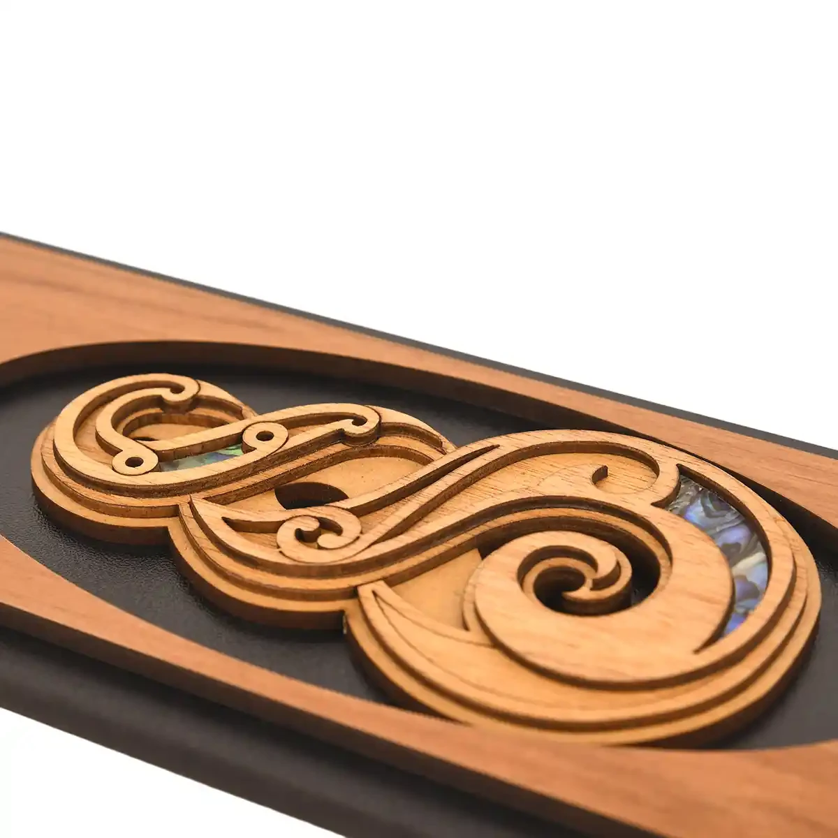 Double twist wall art panel