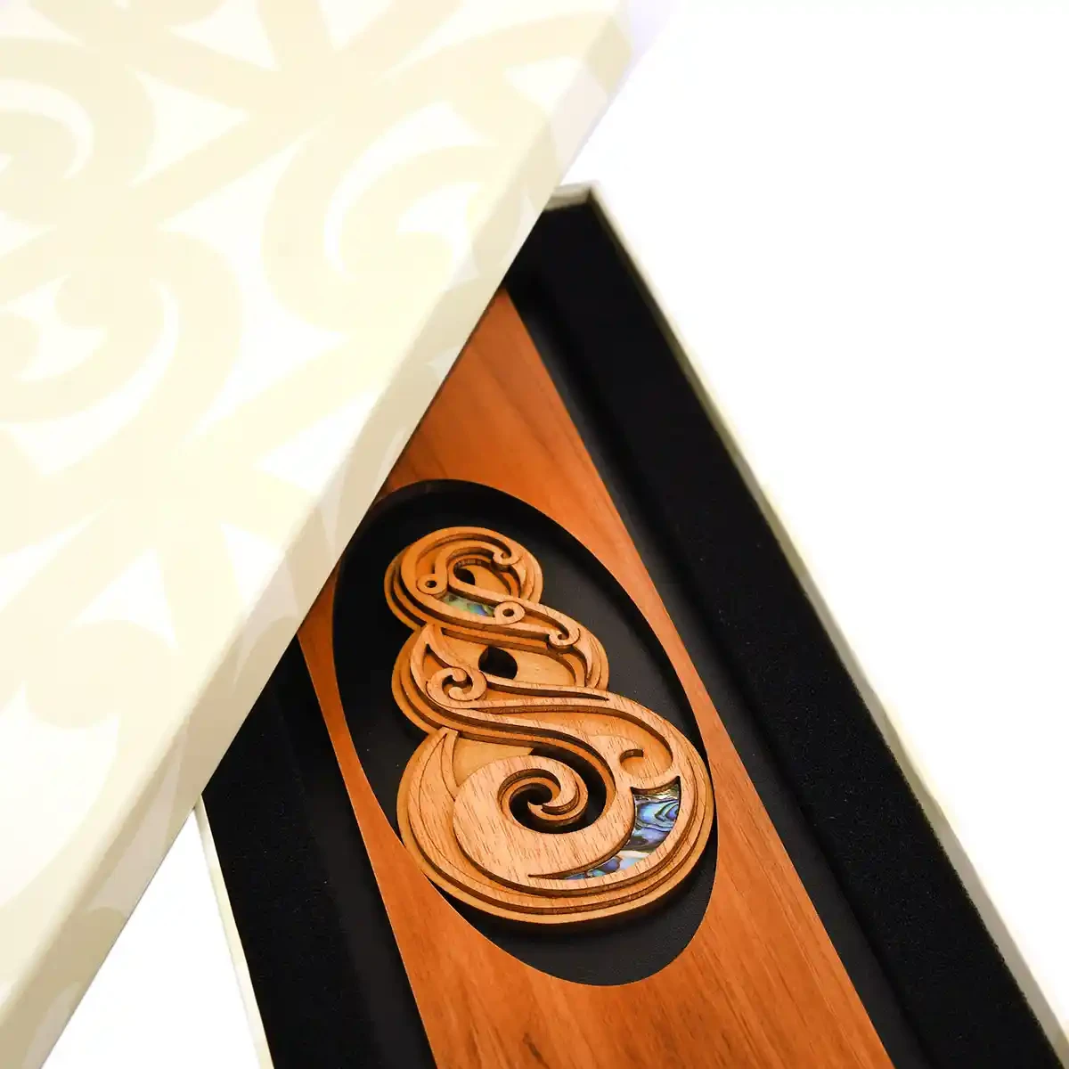Double twist wall art panel