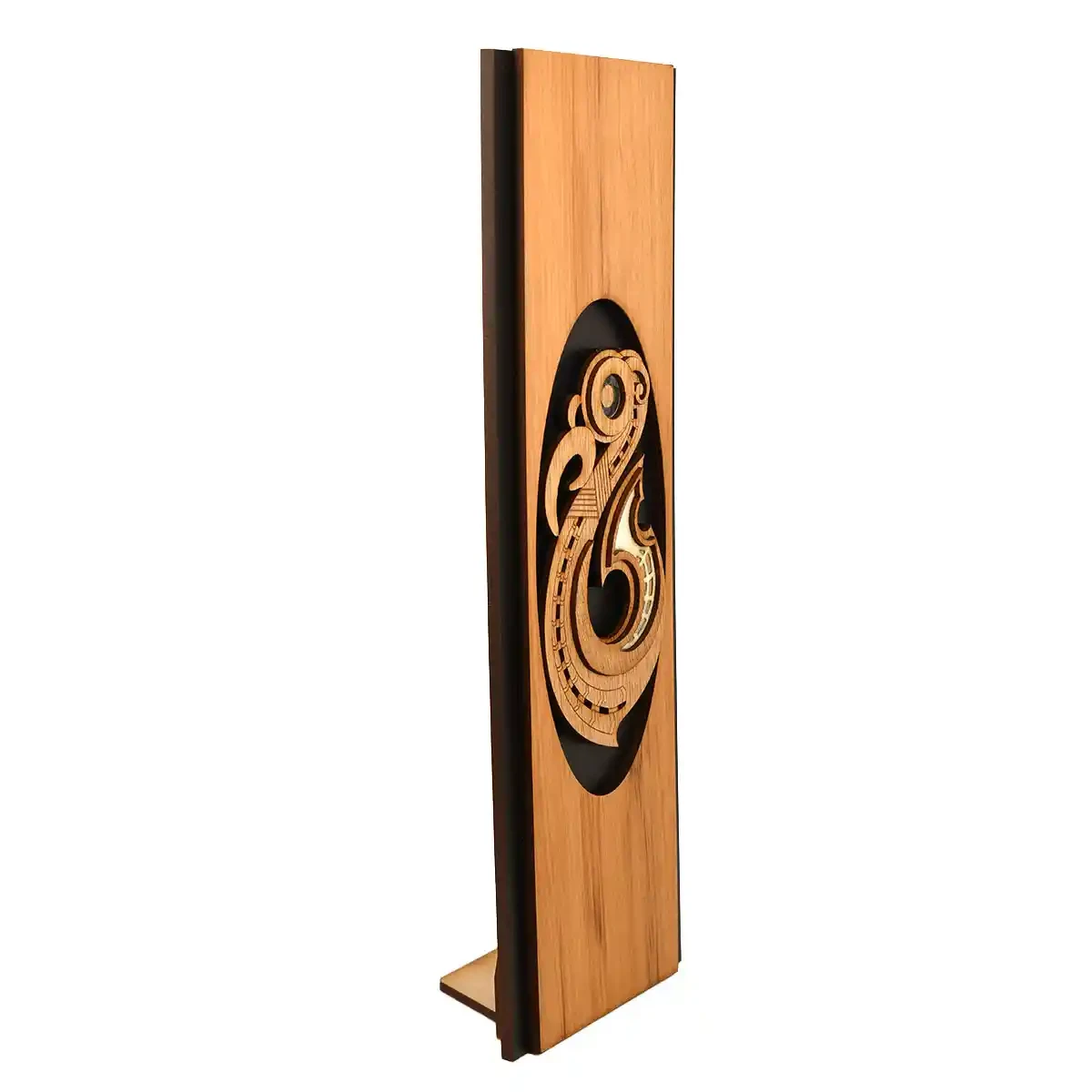 Māori fishhook wall art panel