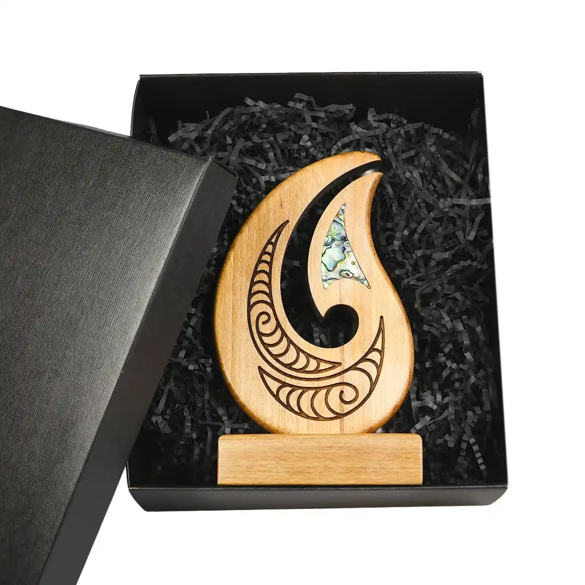 Gift boxes for Māori cultural trophies for premium presentation (only available with a Māori cultural trophy)