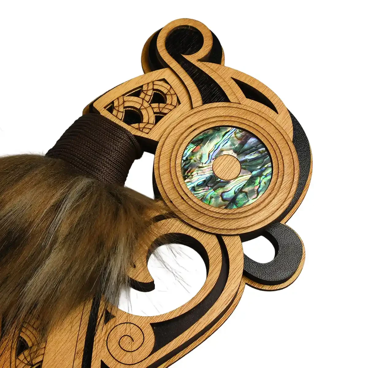 Huge Māori fishhook wall decoration
