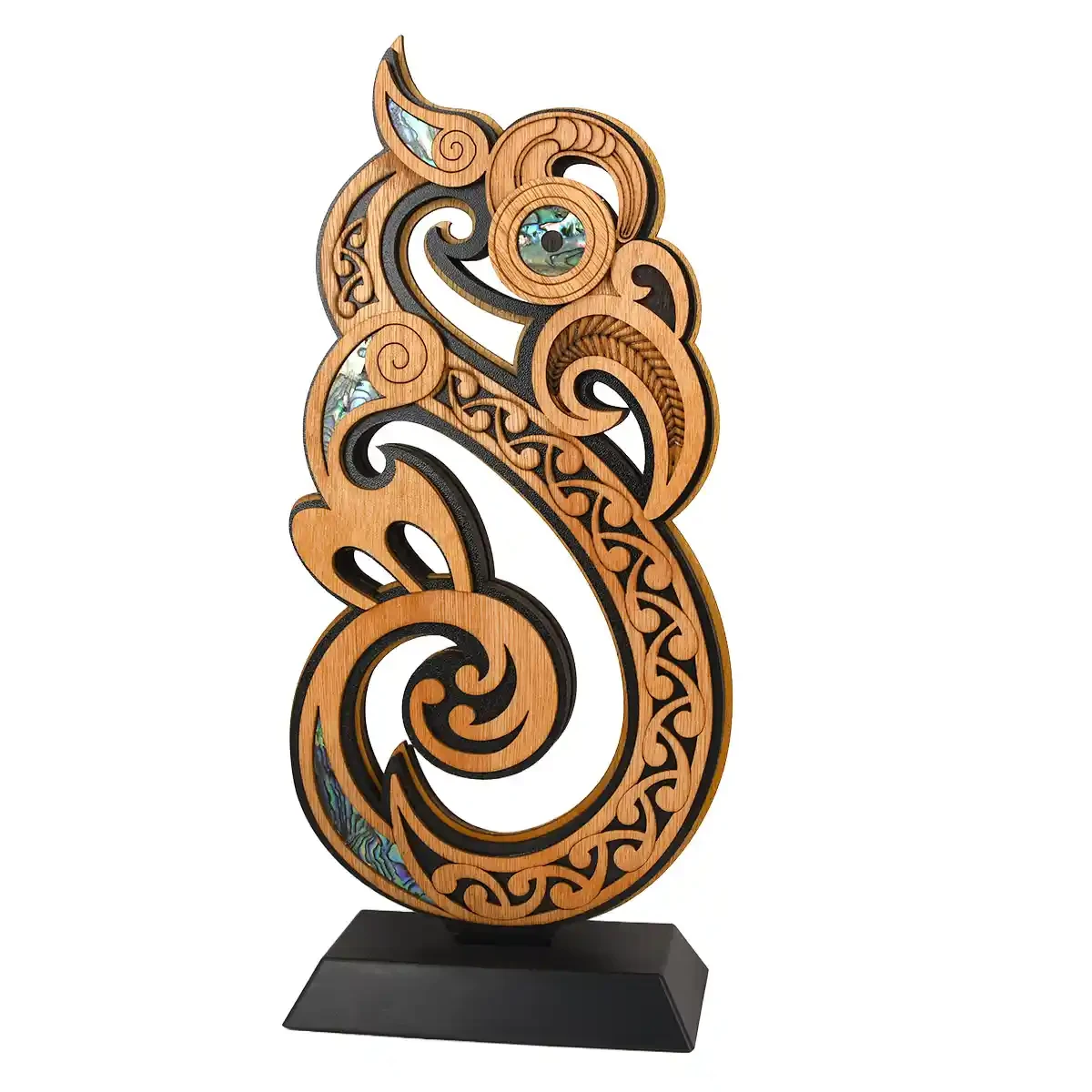 Double-sided Māori Manaia trophy