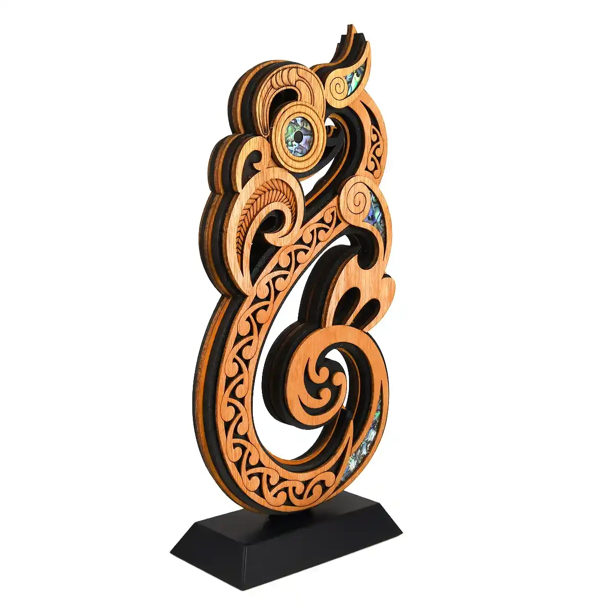 Double-sided Māori Manaia trophy