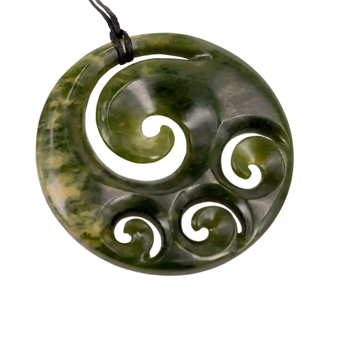 Koru greenstone pendant