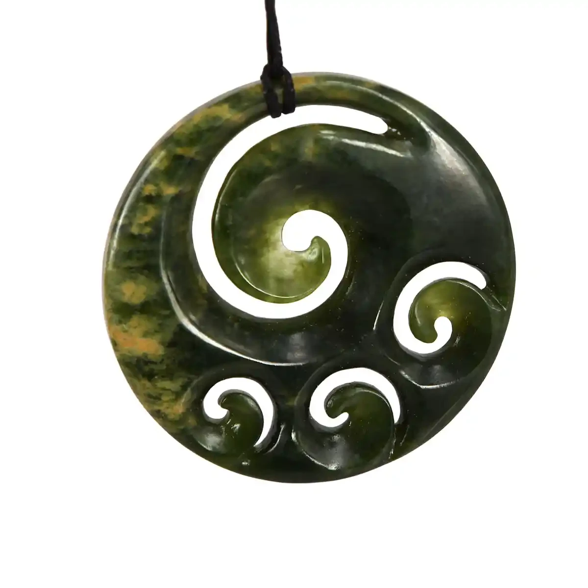 Koru greenstone pendant