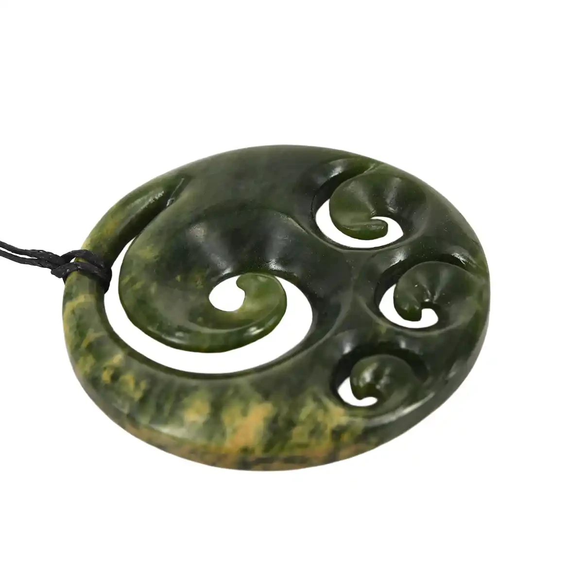 Koru greenstone pendant