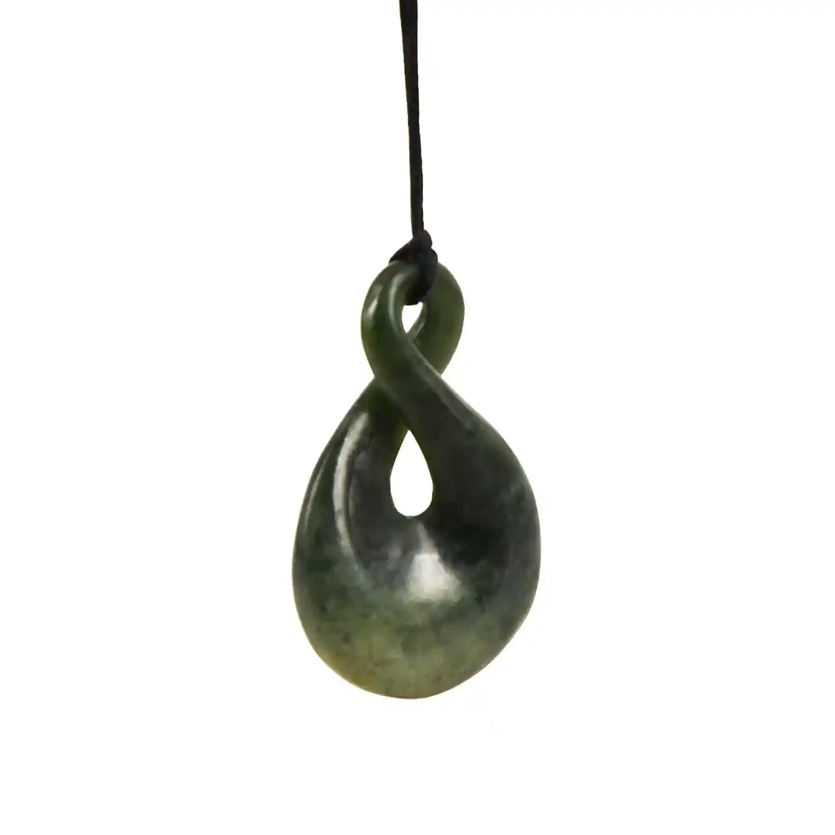 Single twist pounamu pendant