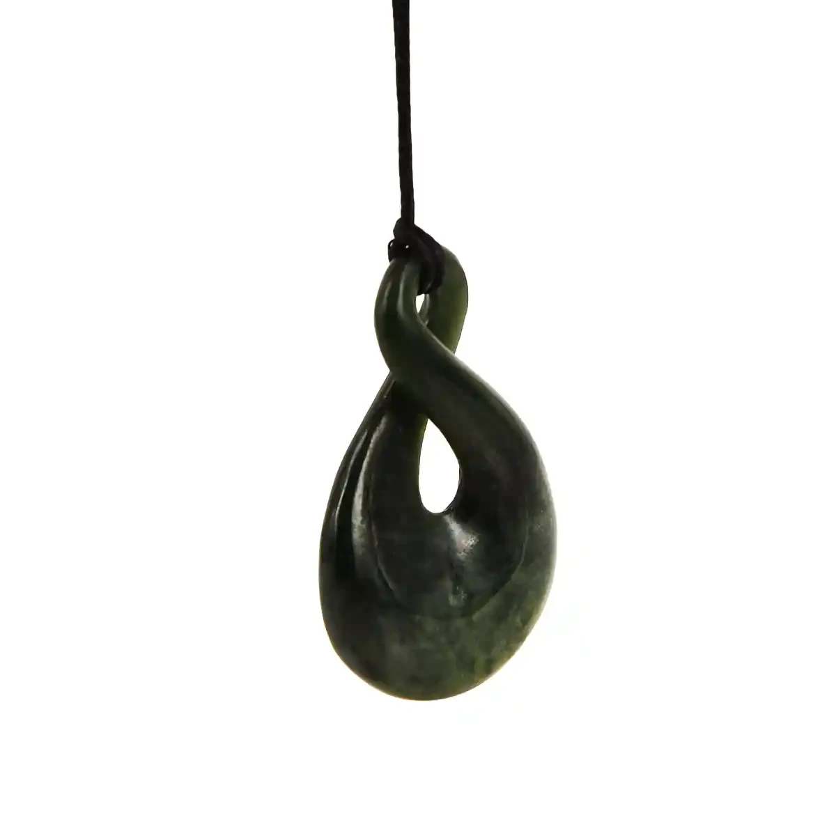 Single twist pounamu pendant