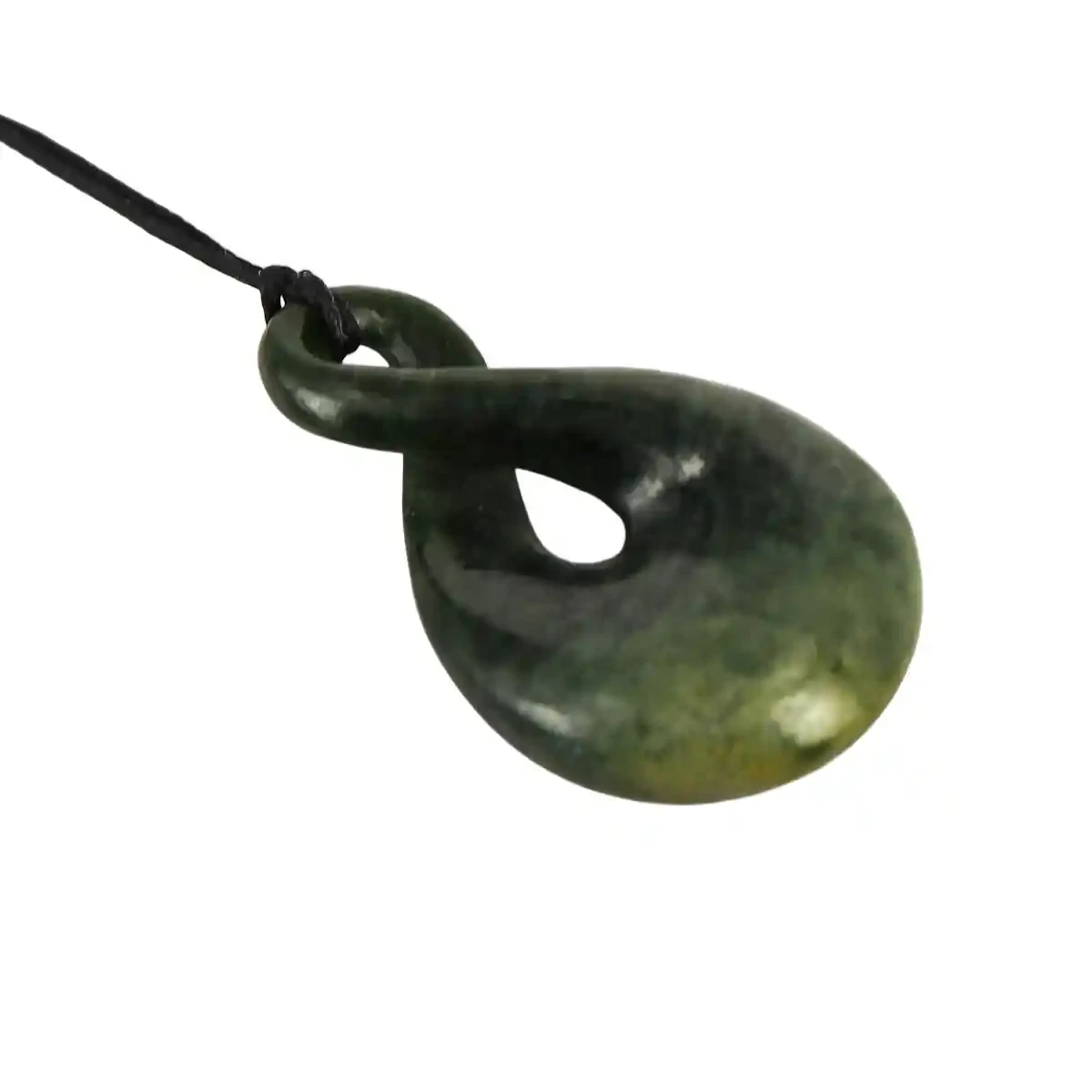 Single twist pounamu pendant