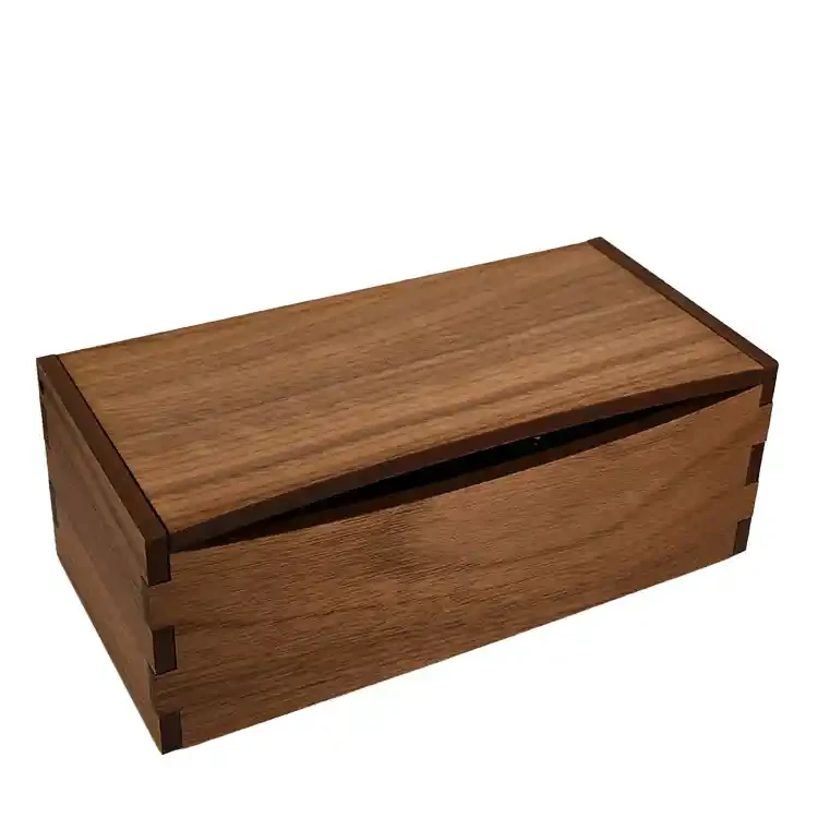 Walnut jewellery box for men