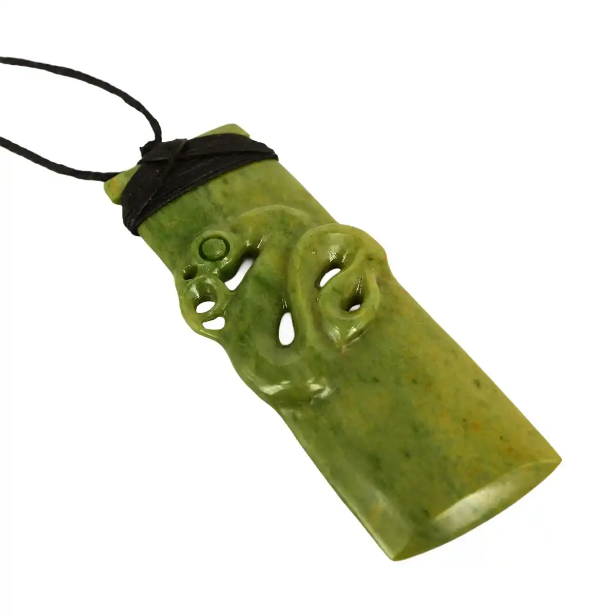Greenstone pounamu toki with manaia