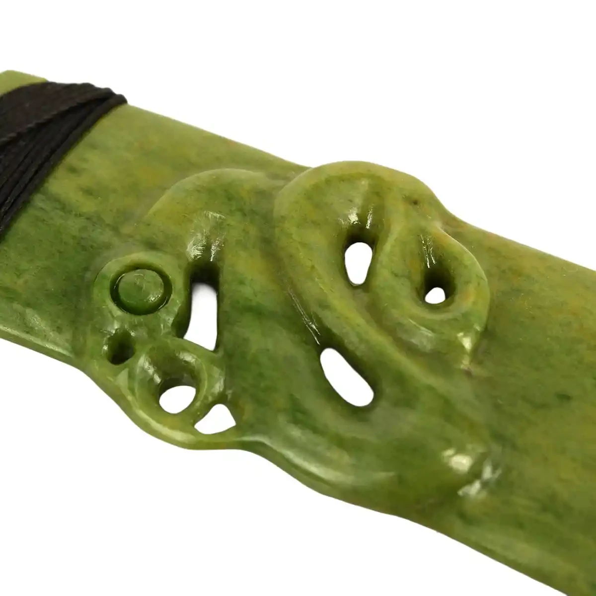 Greenstone pounamu toki with manaia