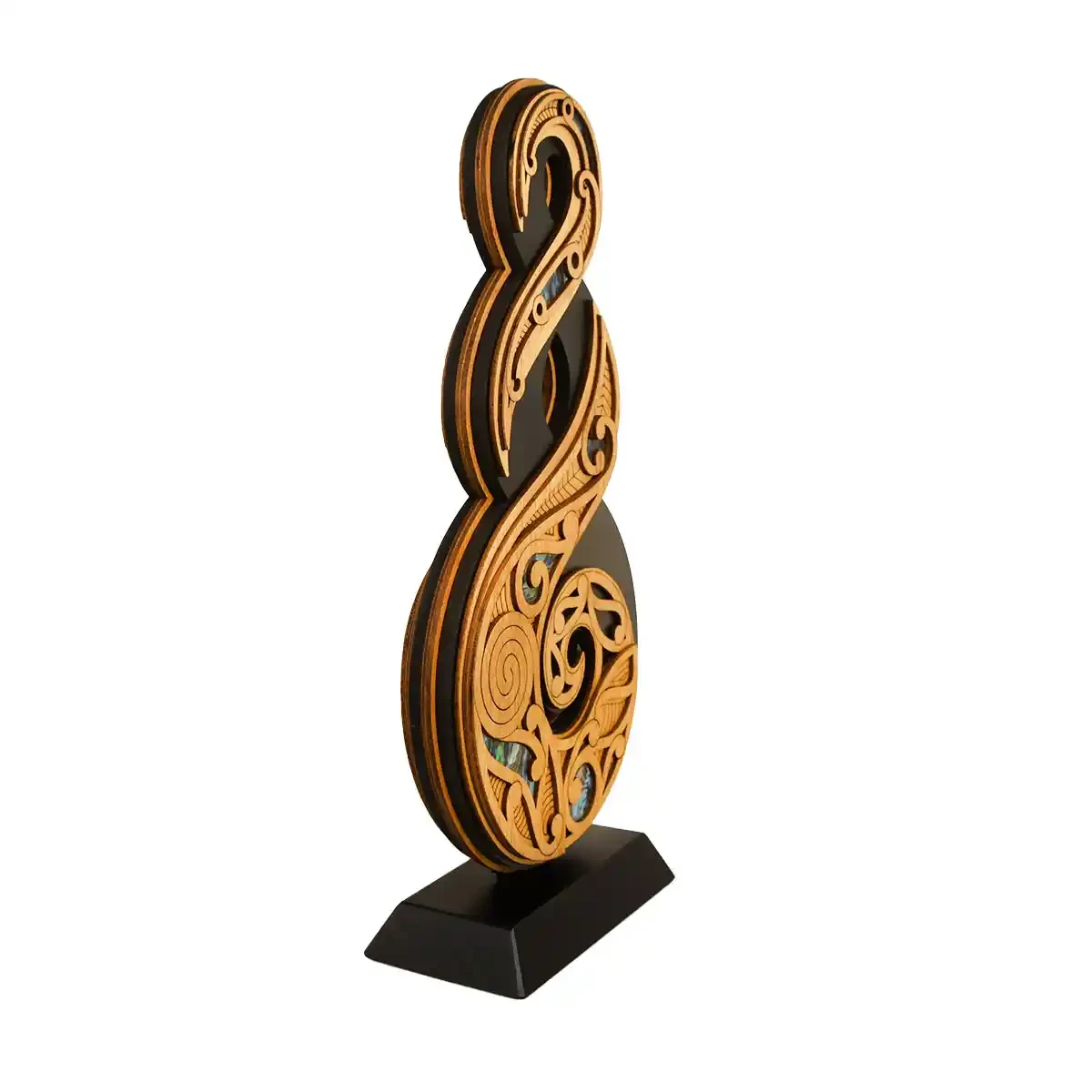 Large double sided twist pikorua trophy