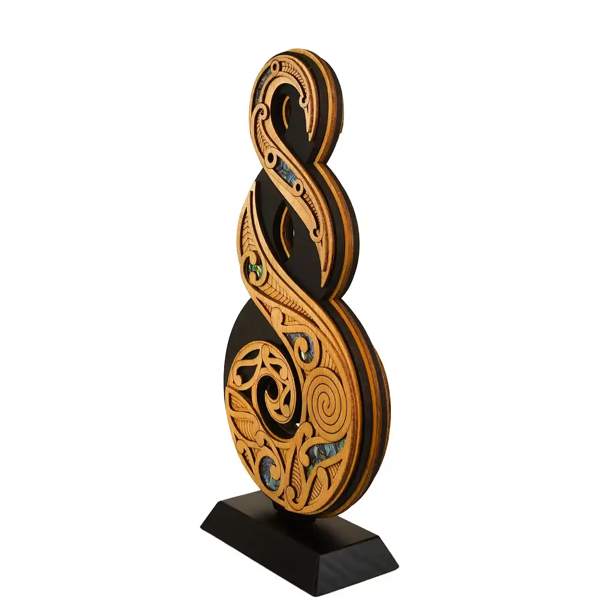 Large double sided twist pikorua trophy