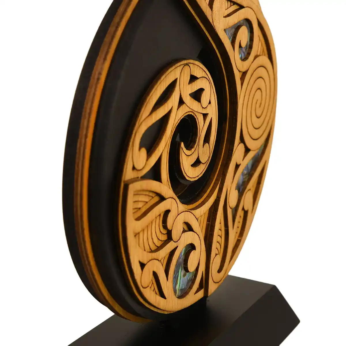Large double sided twist pikorua trophy
