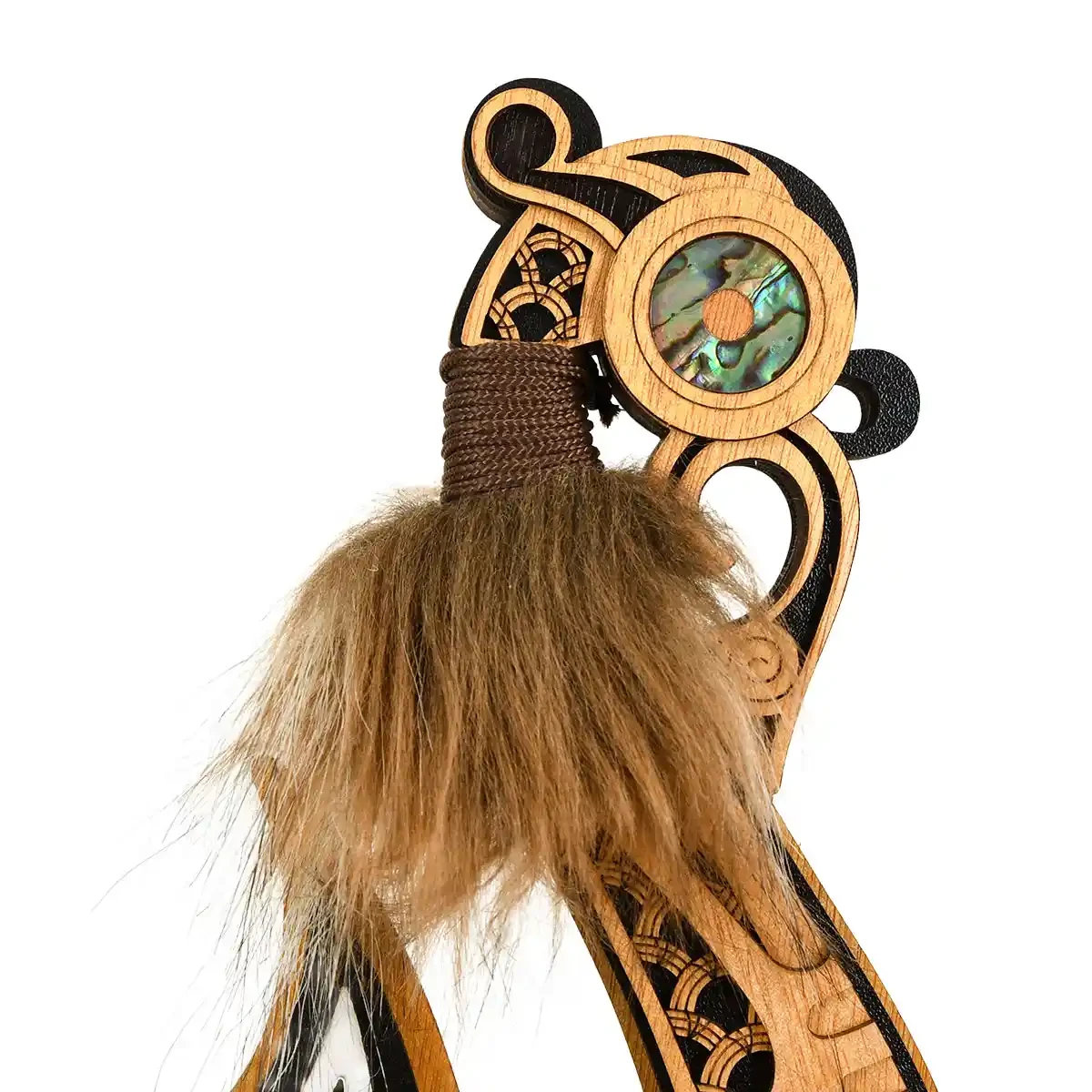 Double-sided Māori Fishhook trophy