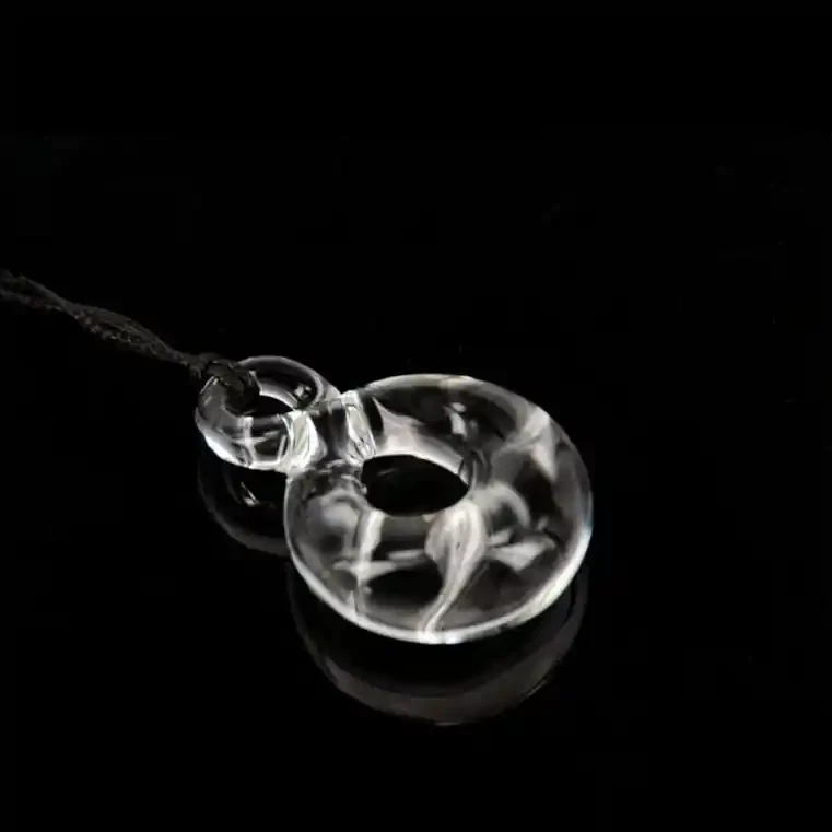 Single twist glass pendants. Māori design