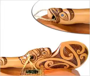 Māori Wahaika (club) on a stand